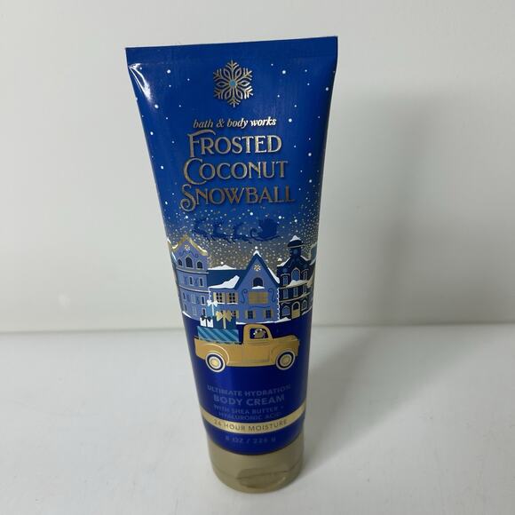 Bath & Body Works Body Cream Christmas Scent Lot Of 5 Peppermint Vanilla Holiday - Picture 3 of 7